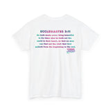 Everything Beautiful in Its Time Tee | Ecclesiastes 3:11 Scripture Shirt | Unisex Heavy Cotton Inspirational Christian T-Shirt