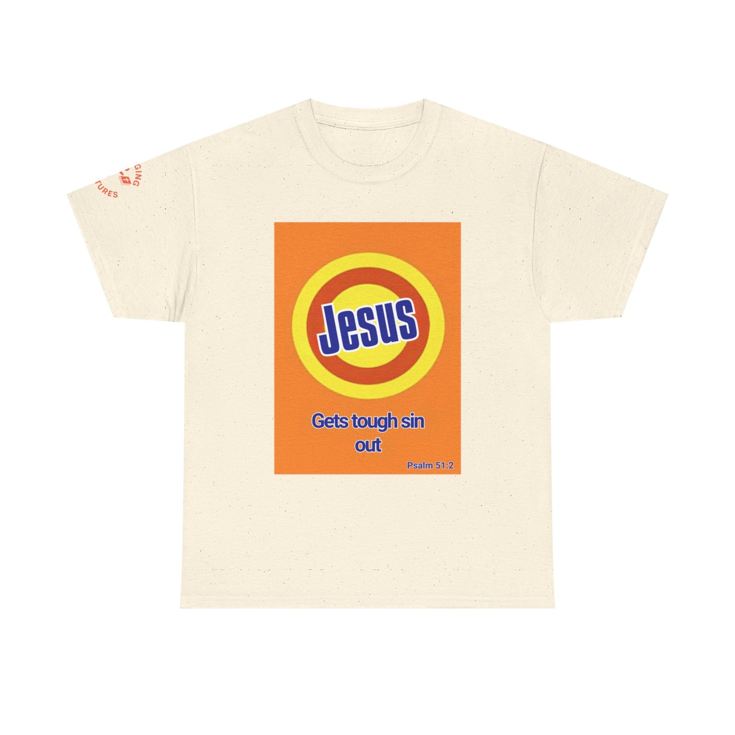 Jesus Gets Sin Out Tee | Psalm 51:2 | Unisex Heavy Cotton Christian Shirt