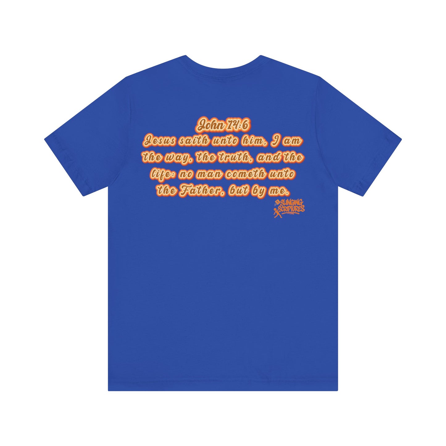 BRB — Jesus Retro Script | John 14:6 Unisex Jersey Short Sleeve Christian T-Shirt