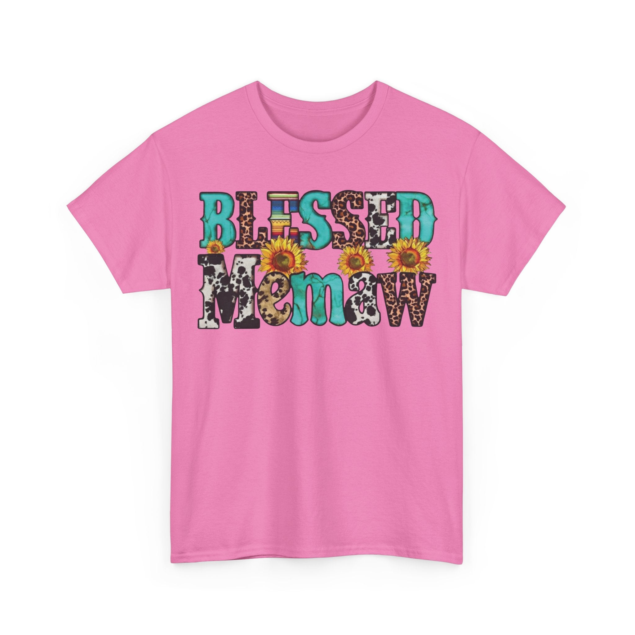 Blessed memaw Sunflower T-Shirt | Faith-Inspired Grandma Tee