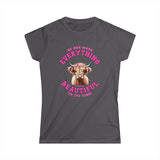 Everything Beautiful in Its Time Women’s Tee | Ecclesiastes 3:11 Scripture Shirt | Christian Faith T-Shirt for Women