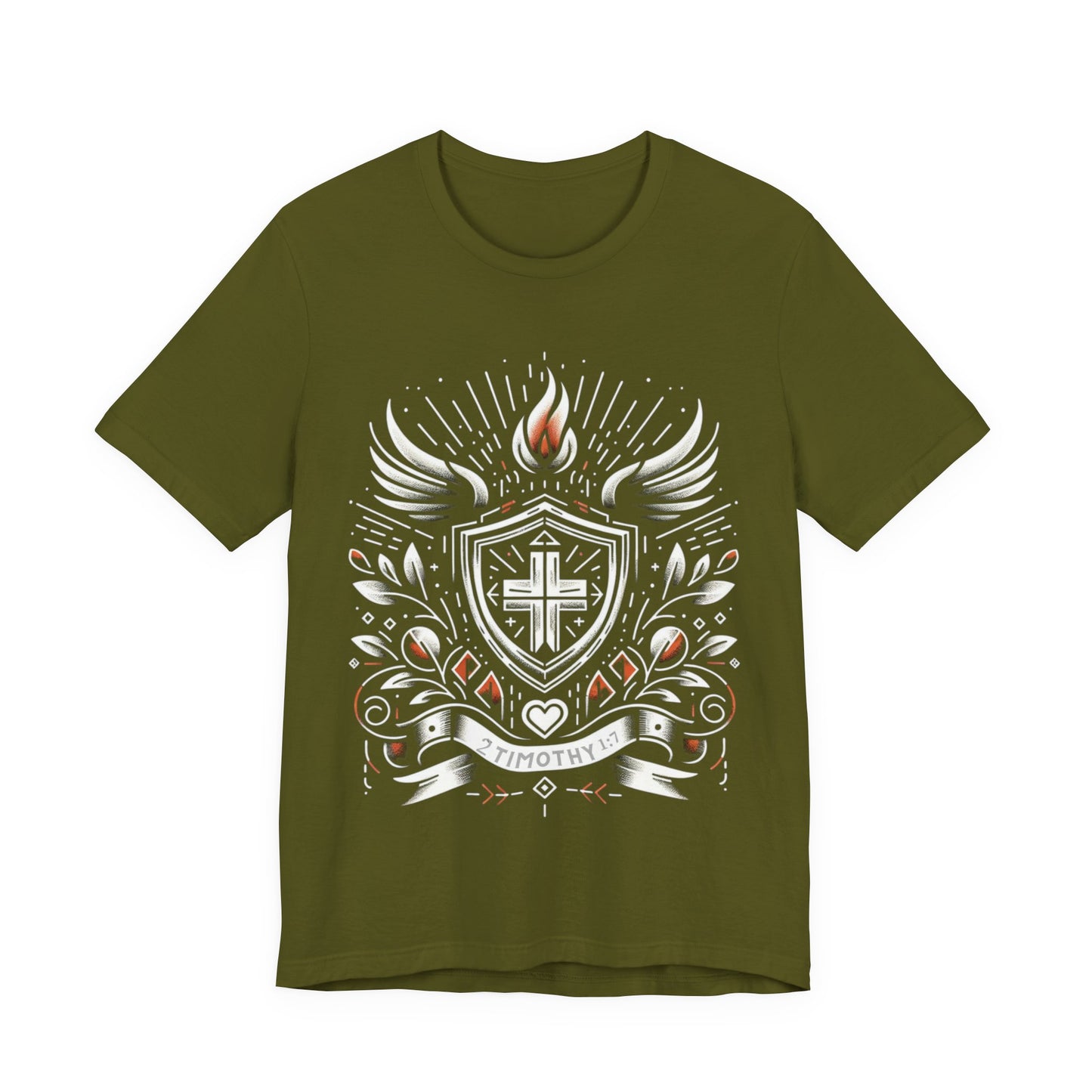 Spirit of Power — 2 Timothy 1:7 | Unisex Jersey Short Sleeve Christian T-Shirt