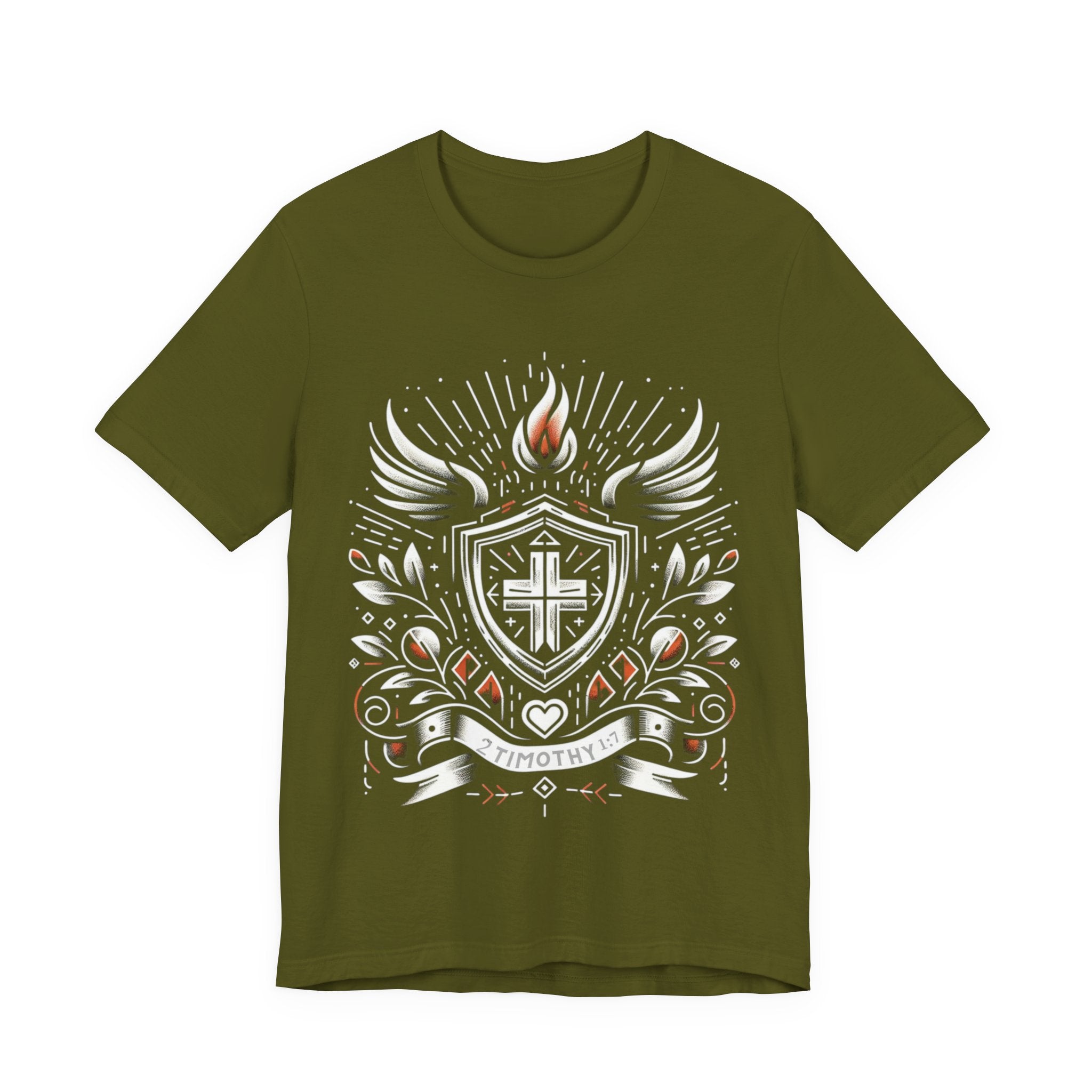 Spirit of Power — 2 Timothy 1:7 | Unisex Jersey Short Sleeve Christian T-Shirt
