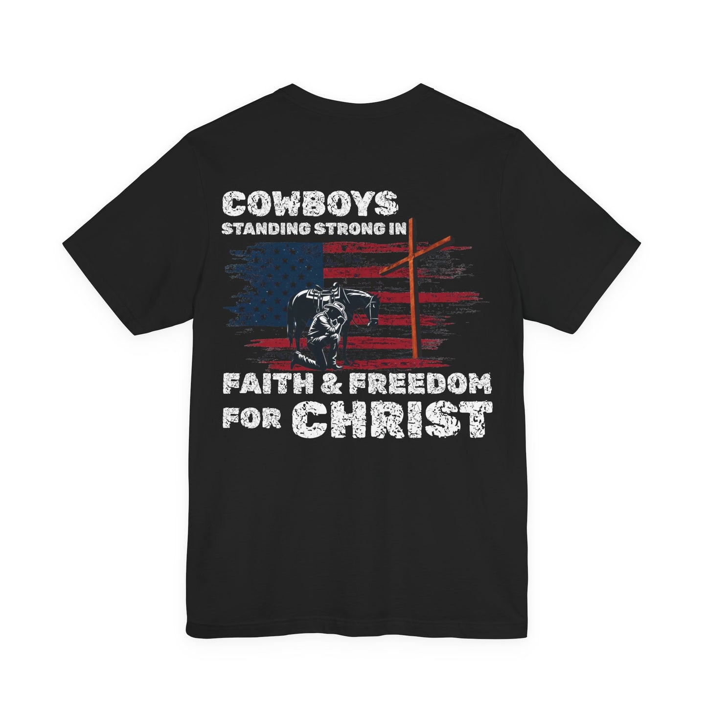 Cowboys for Christ — Faith & Freedom Tee | Unisex Jersey Short Sleeve Christian T-Shirt