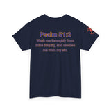 Jesus Gets Sin Out Tee | Psalm 51:2 | Unisex Heavy Cotton Christian Shirt