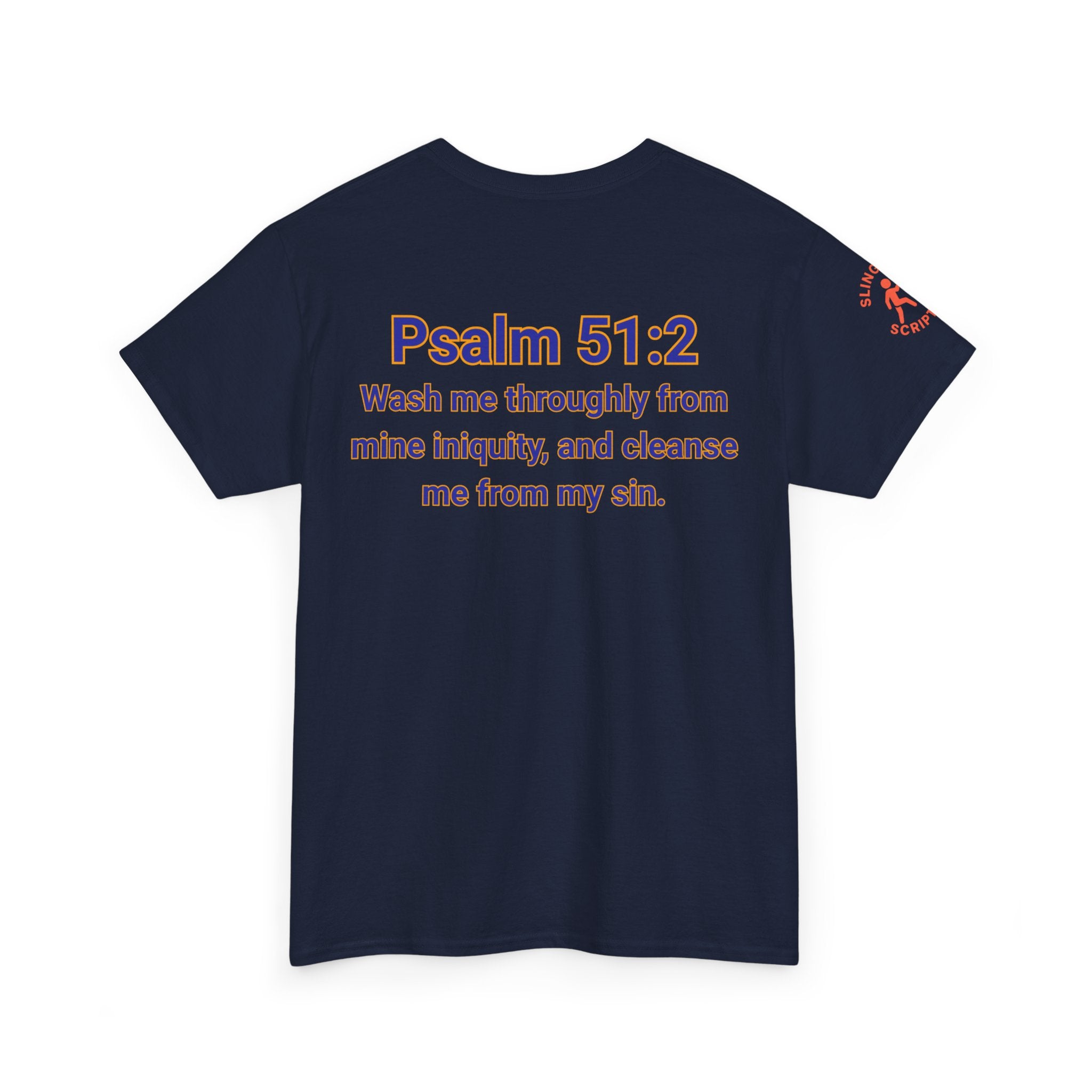 Jesus Gets Sin Out Tee | Psalm 51:2 | Unisex Heavy Cotton Christian Shirt