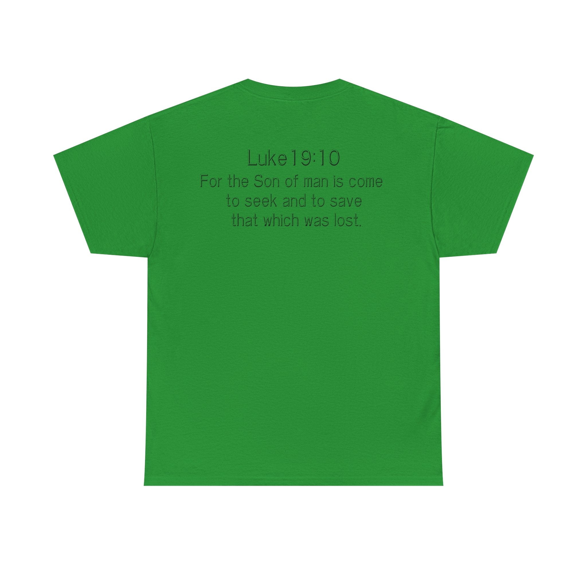 Luke 19:10 “Pick Jesus” Christian T-Shirt | Unisex Heavy Cotton Faith & Worship Tee