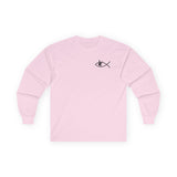 Ichthys + Dove Minimalist Long Sleeve Tee | Unisex Ultra-Cotton Christian Shirt