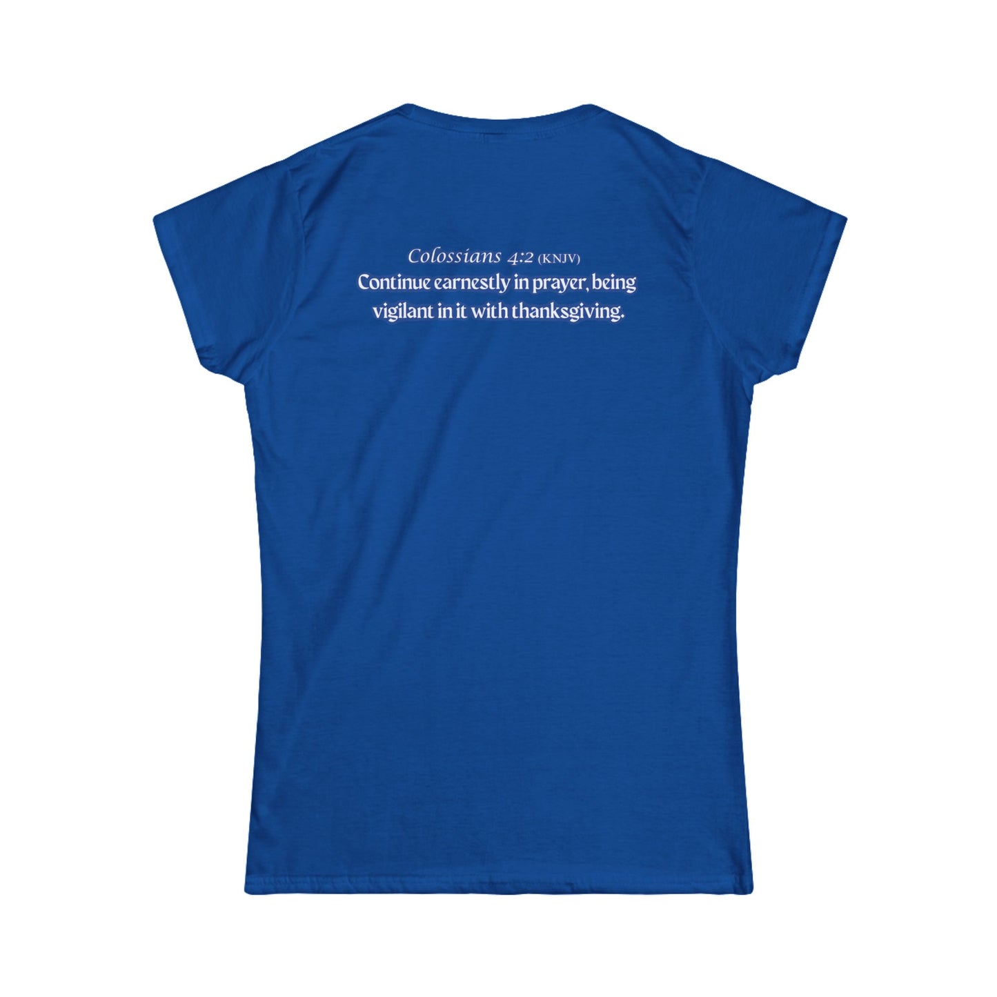 This Mama Prays Tee | Colossians 4:2 Scripture Shirt | Women’s Christian T-Shirt | Faith-Based Mother’s Day Gift