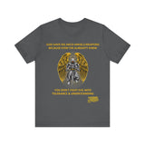 Archangel Warrior Tee | Christian Battle Shirt | Bold Faith T-Shirt | Unisex Jersey Short Sleeve