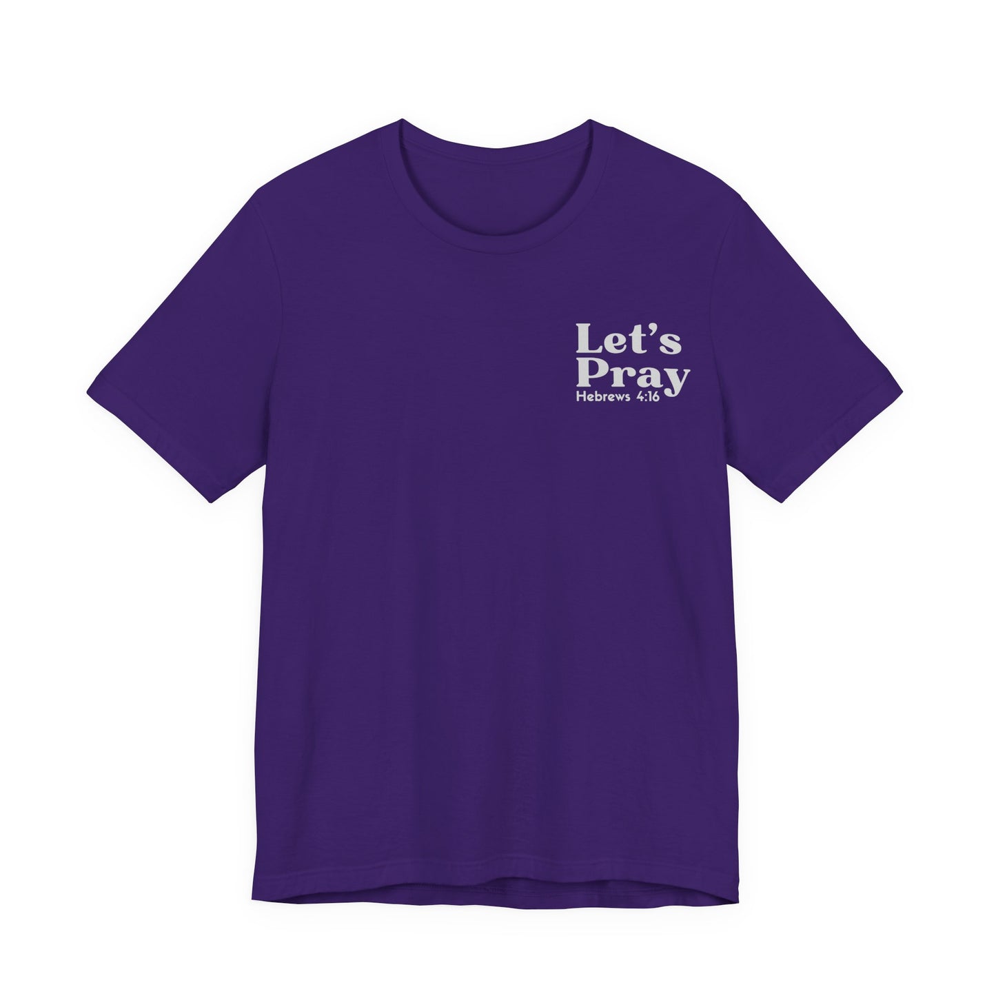 Need Prayer? Tap My Shoulder | Hebrews 4:16 Christian Outreach Jersey T-Shirt