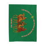 They Rejoiced with Great Joy — Matthew 2:10 | Christmas Velveteen Blanket