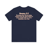 Jesus the Ultimate Deadlifter Tee — Romans 6:9 | Unisex Jersey Short Sleeve Christian T-Shirt