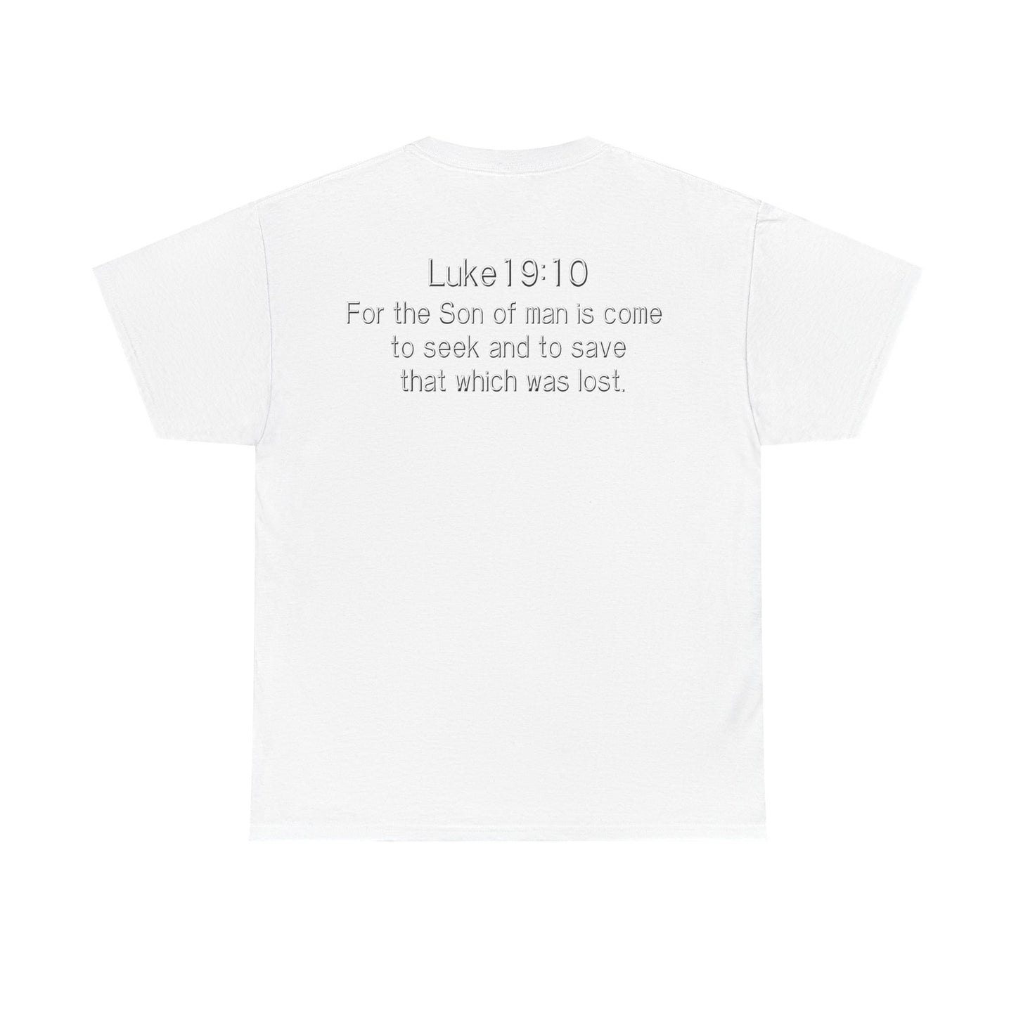 Luke 19:10 “Pick Jesus” Christian T-Shirt | Unisex Heavy Cotton Faith & Worship Tee