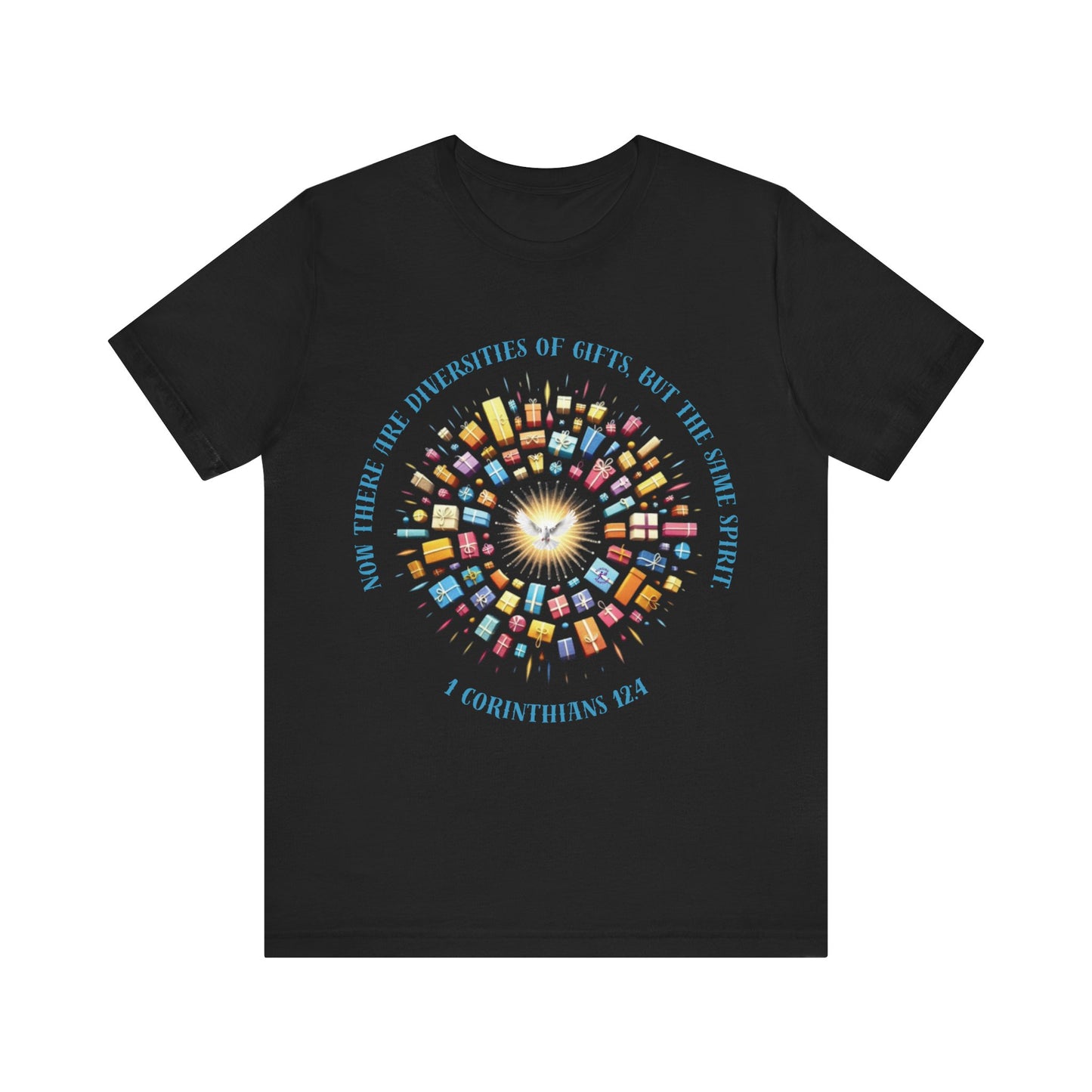Diversity of Gifts — 1 Corinthians 12:4 | Unisex Jersey Short Sleeve Christian T-Shirt