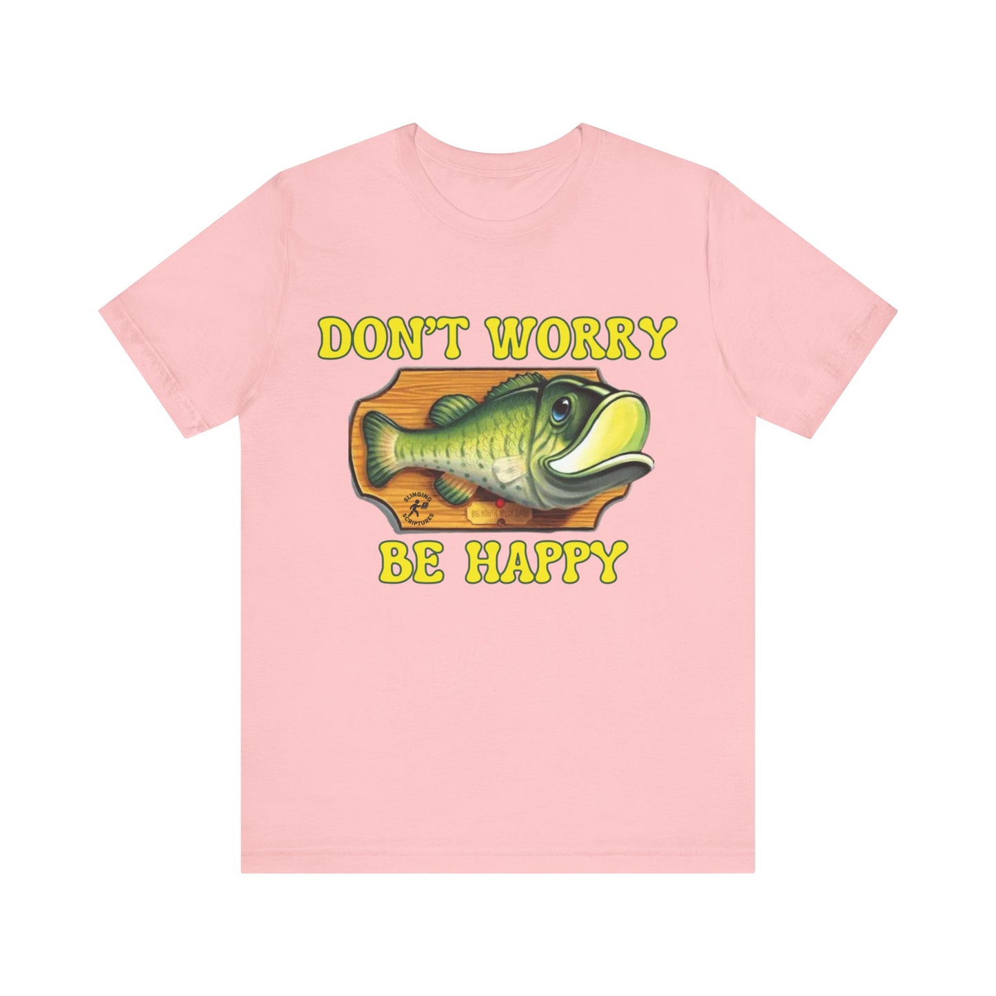 Funny Fish Tee | Philippians 4:6–7 Scripture Shirt | Christian Fisherman T-Shirt | Unisex Jersey Short Sleeve