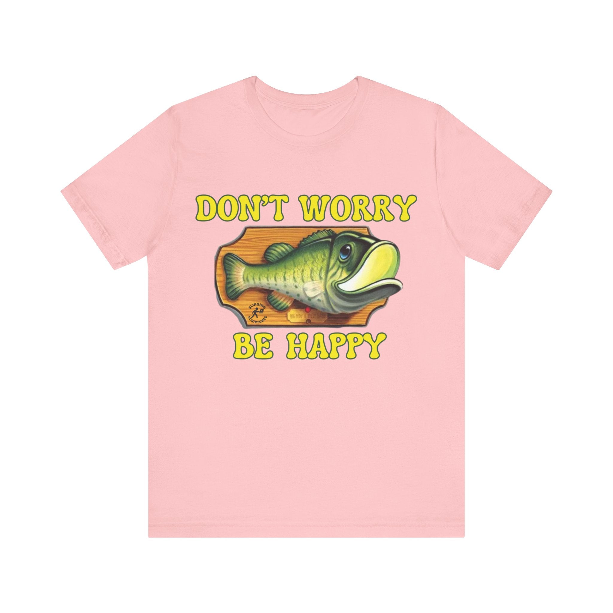 Funny Fish Tee | Philippians 4:6–7 Scripture Shirt | Christian Fisherman T-Shirt | Unisex Jersey Short Sleeve