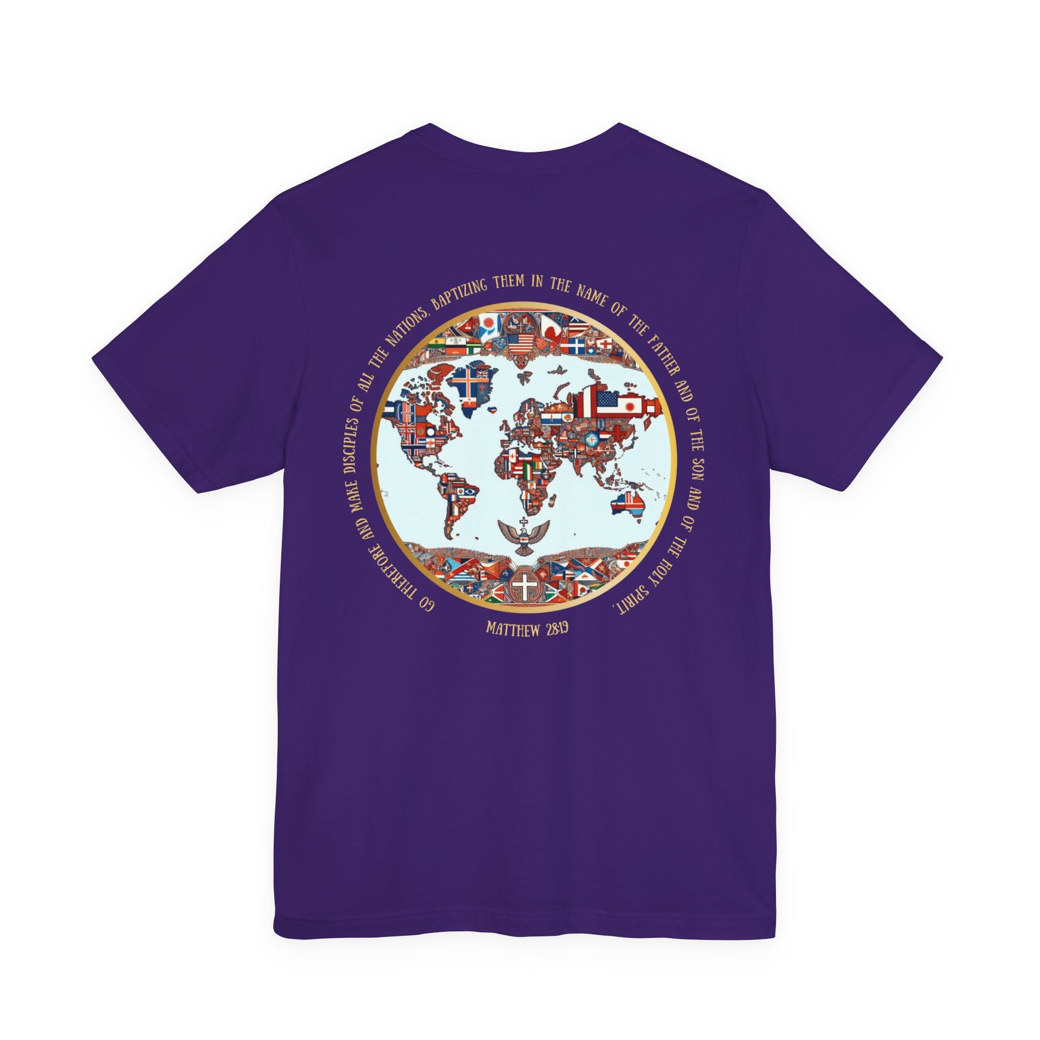 Go and Make Disciples Tee – Matthew 28:19, Unisex, Jersey Short Sleeve, Christian Travel Fashion”