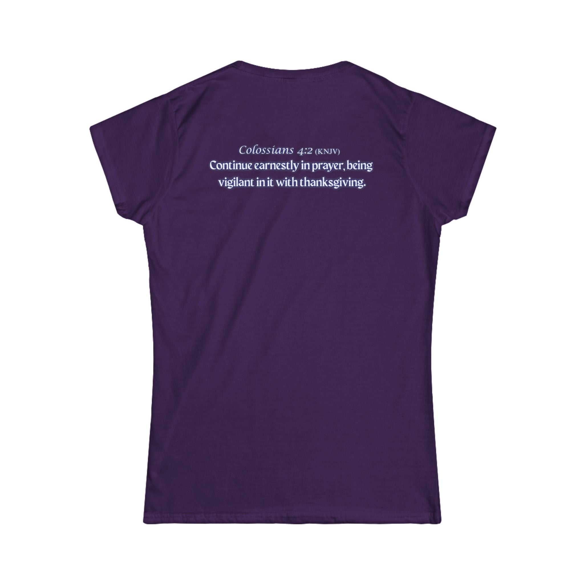 This Mama Prays Tee | Colossians 4:2 Scripture Shirt | Women’s Christian T-Shirt | Faith-Based Mother’s Day Gift