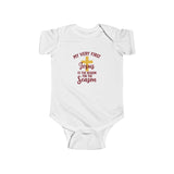 My Very First “Jesus Is the Reason for the Season” Infant Bodysuit — Christmas Baby Onesie