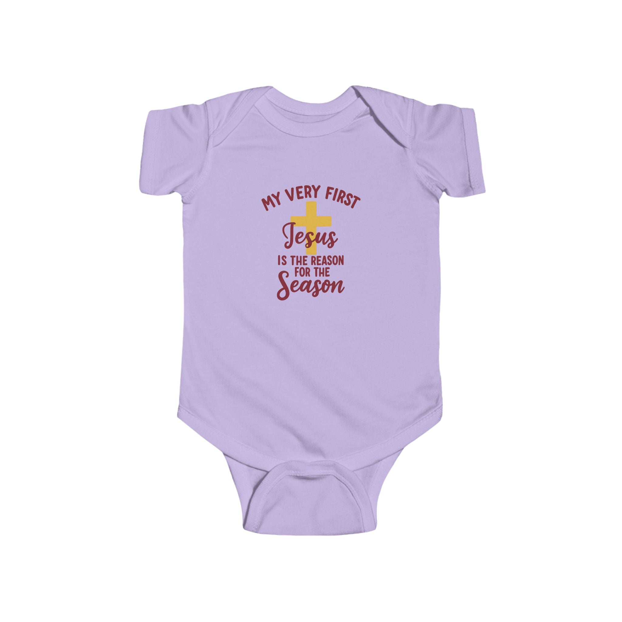 My Very First “Jesus Is the Reason for the Season” Infant Bodysuit — Christmas Baby Onesie
