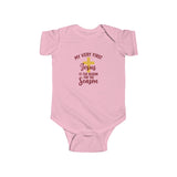 My Very First “Jesus Is the Reason for the Season” Infant Bodysuit — Christmas Baby Onesie