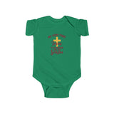 My Very First “Jesus Is the Reason for the Season” Infant Bodysuit — Christmas Baby Onesie