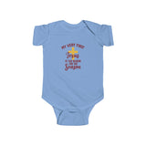 My Very First “Jesus Is the Reason for the Season” Infant Bodysuit — Christmas Baby Onesie