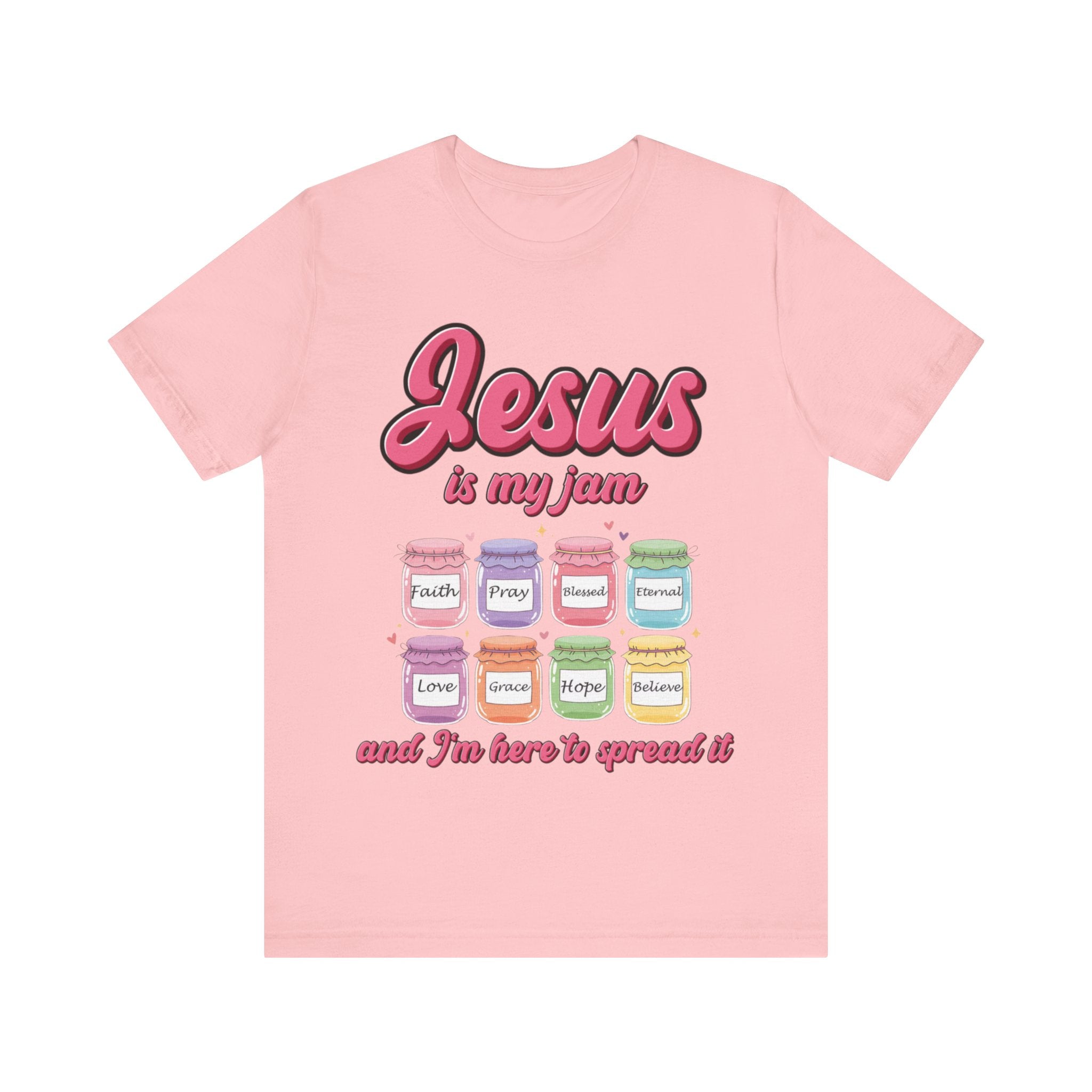 Jesus Is My Jam Tee | Unisex Jersey Christian T-Shirt | Fun Scripture Shirt | Faith-Based Graphic Tee