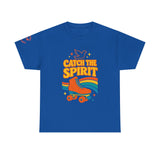 Catch the Spirit — 2 Corinthians 3:17 Retro Skate | Unisex Heavy Cotton Christian T-Shirt