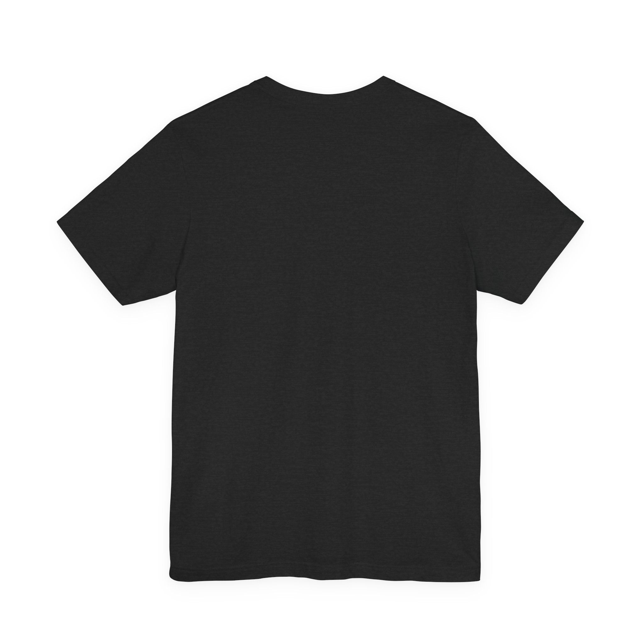 back of the black shirt is plain