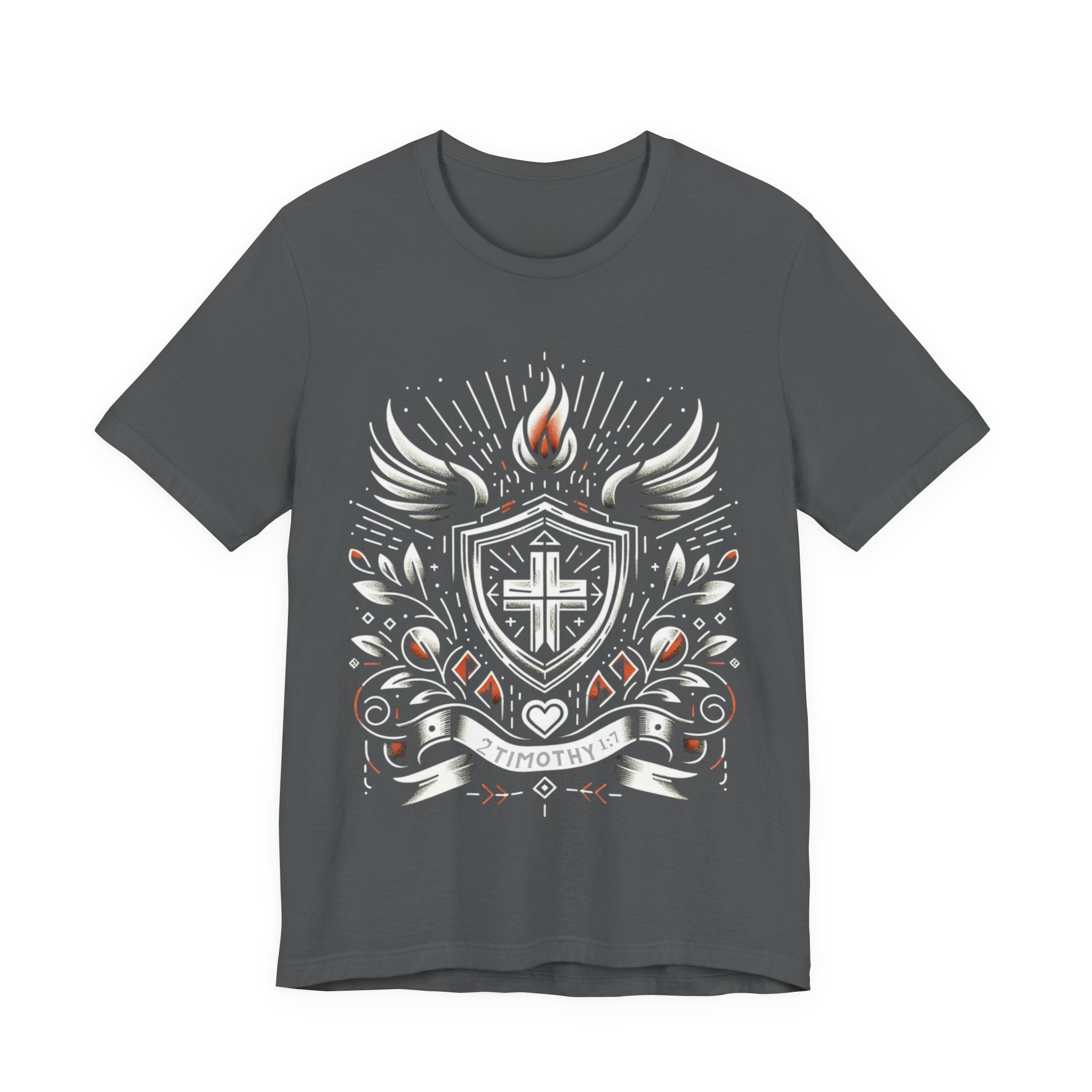 Spirit of Power — 2 Timothy 1:7 | Unisex Jersey Short Sleeve Christian T-Shirt