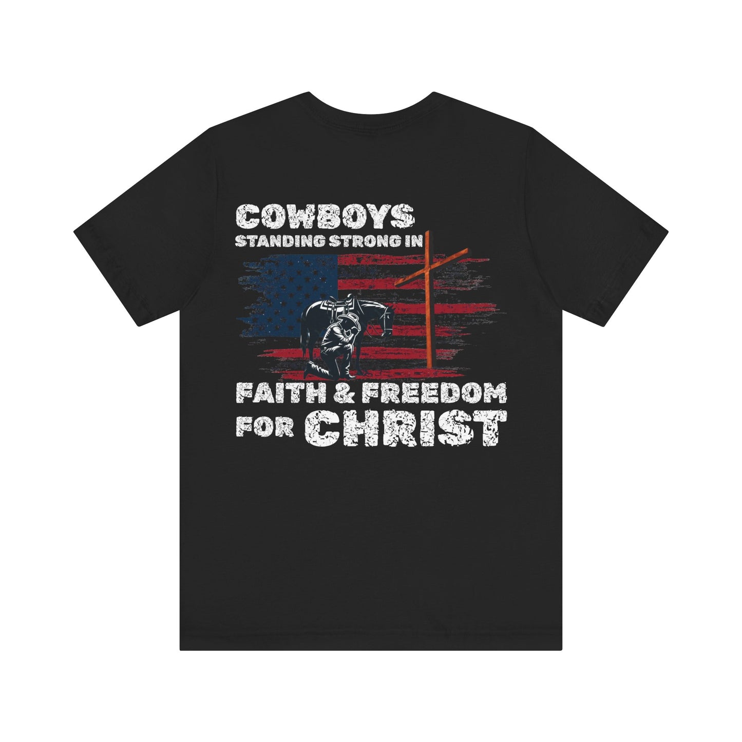Cowboys for Christ — Faith & Freedom Tee | Unisex Jersey Short Sleeve Christian T-Shirt