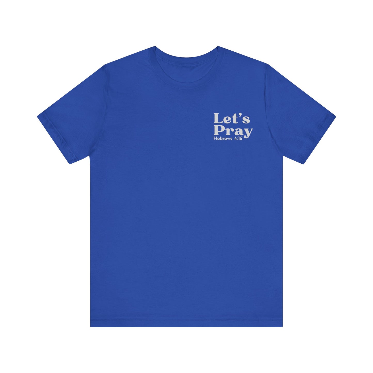 Need Prayer? Tap My Shoulder | Hebrews 4:16 Christian Outreach Jersey T-Shirt