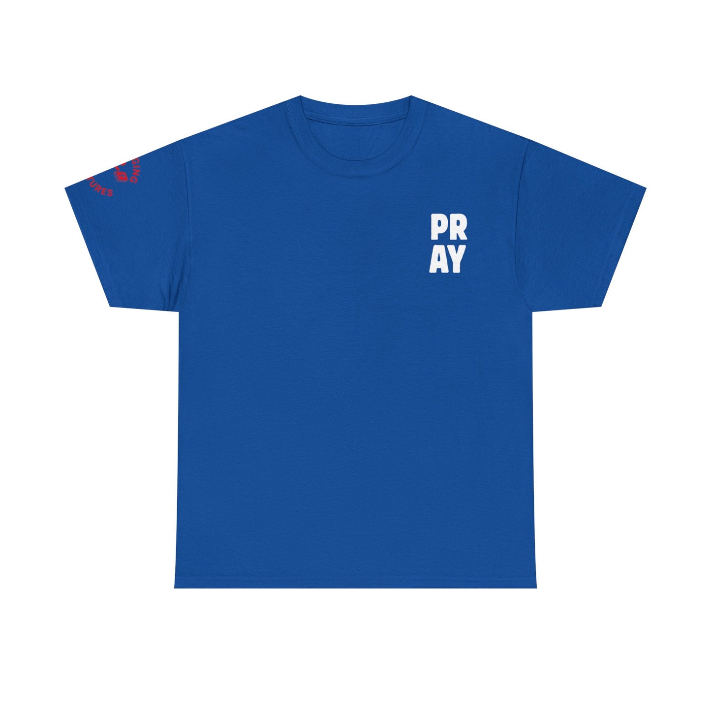 Need Prayer? Tap My Shoulder Tee — Faith Conversation Starter, Christian Unisex Heavy Cotton T-Shirt