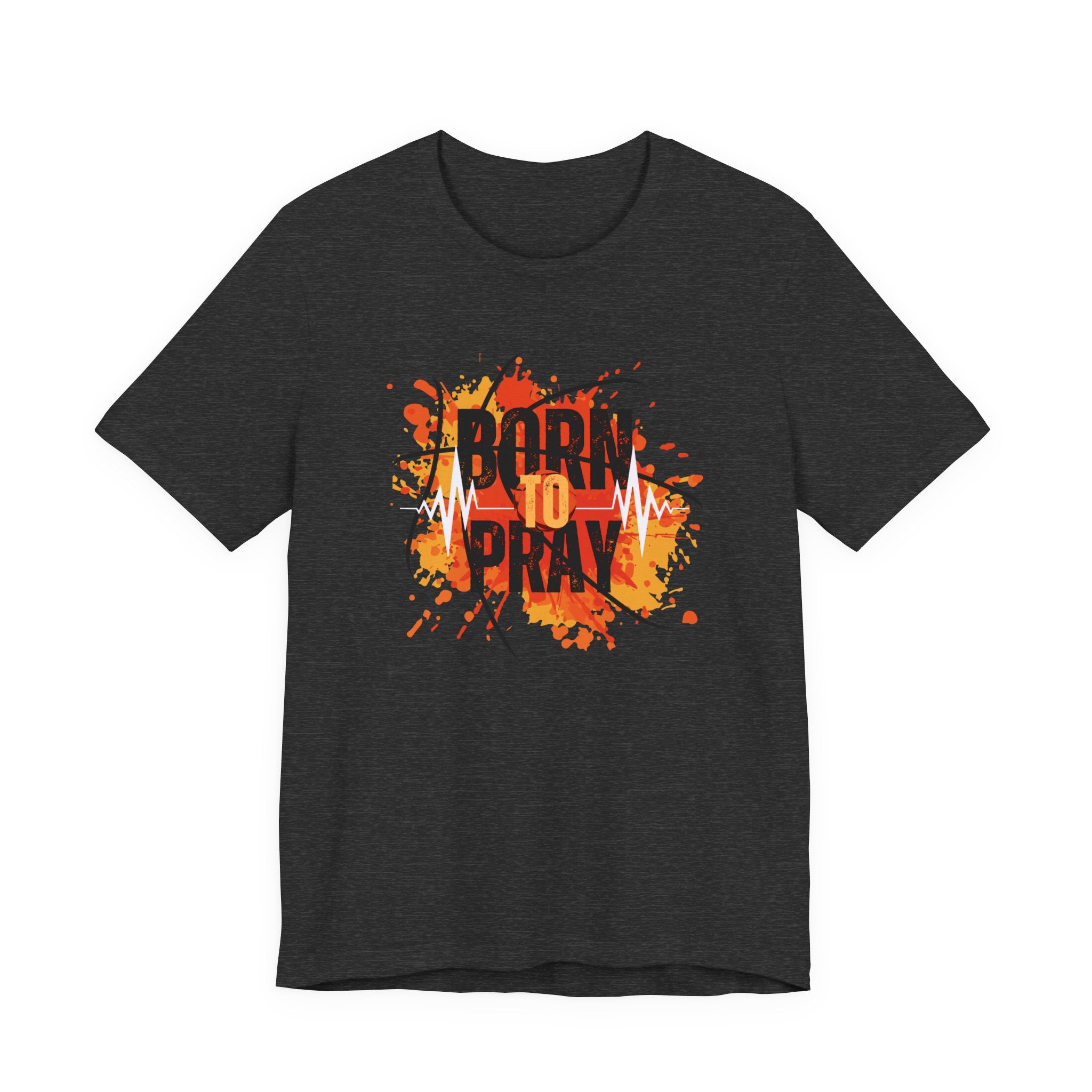 Born to Pray Tee | Christian Basketball Shirt | Unisex Jersey Short Sleeve | Inspirational Faith & Sports Apparel