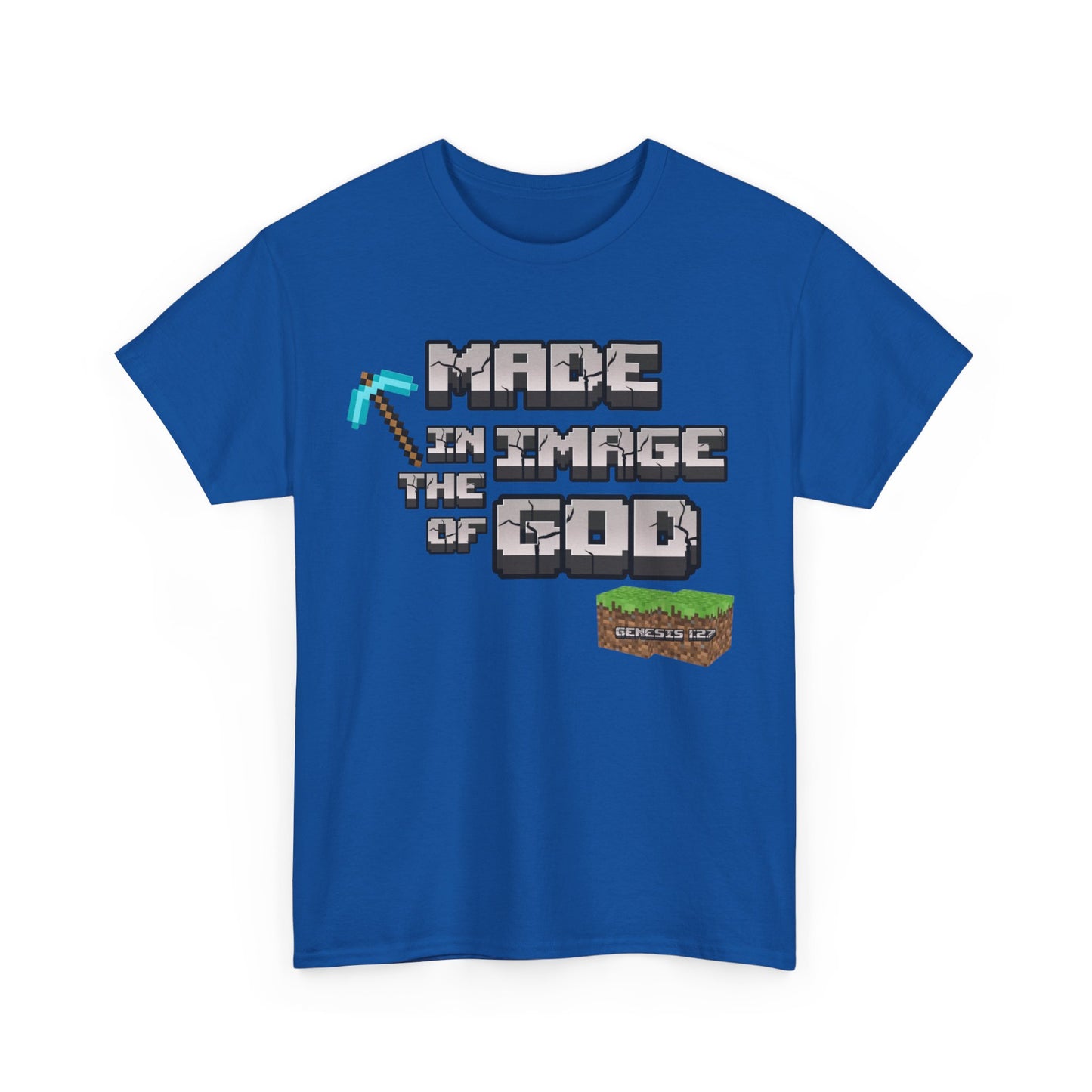Genesis 1:27 Minecraft-Inspired Christain T-Shirt - Unisex
