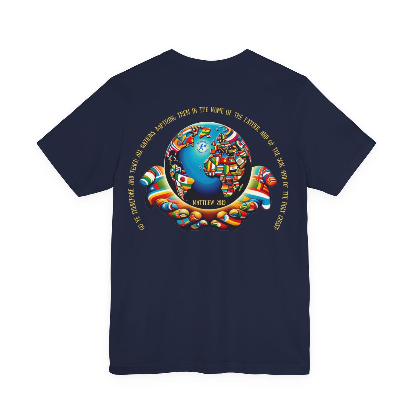 Matthew 28:19 Global Mission Tee — Unisex Jersey Short Sleeve Christian T-Shirt