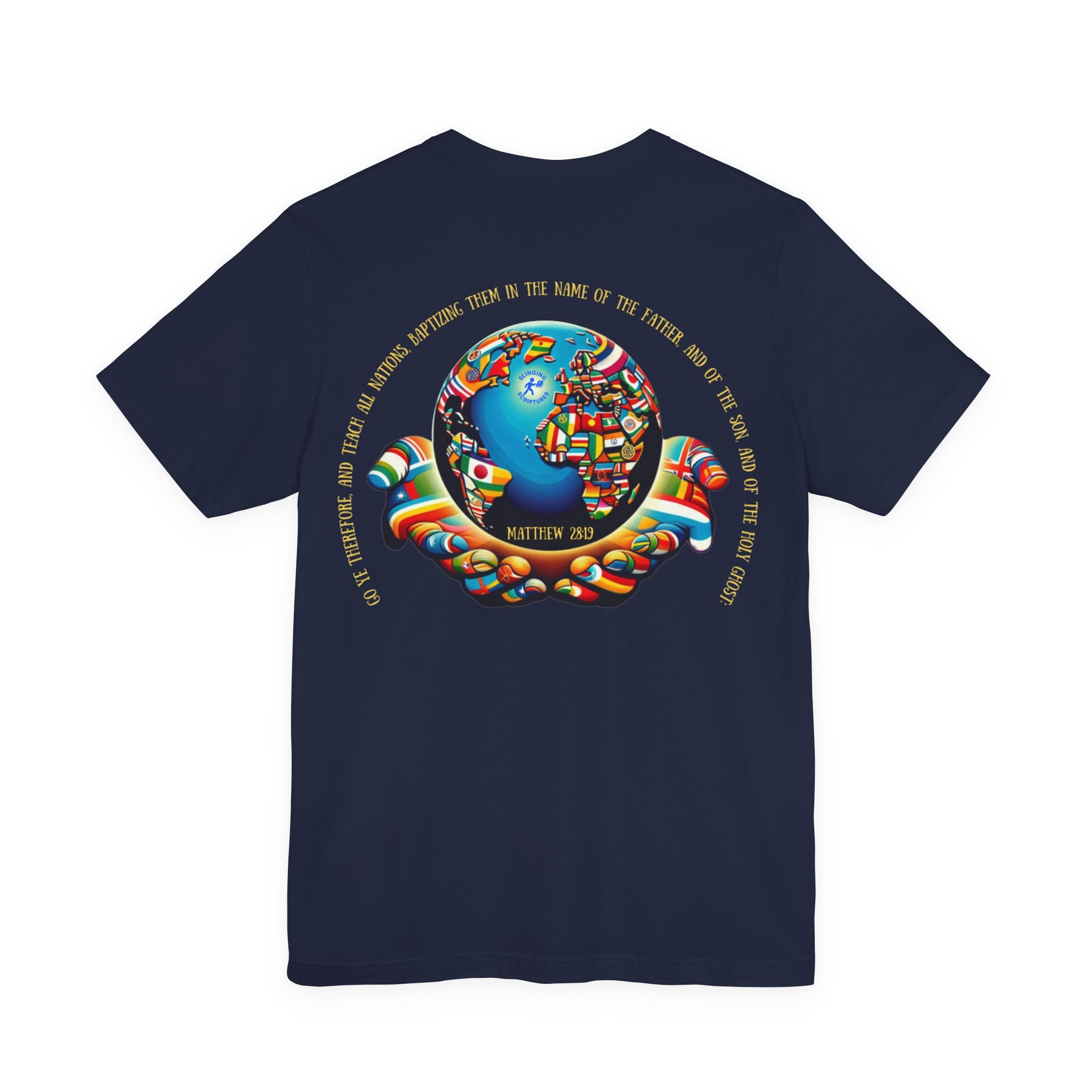 Matthew 28:19 Global Mission Tee — Unisex Jersey Short Sleeve Christian T-Shirt