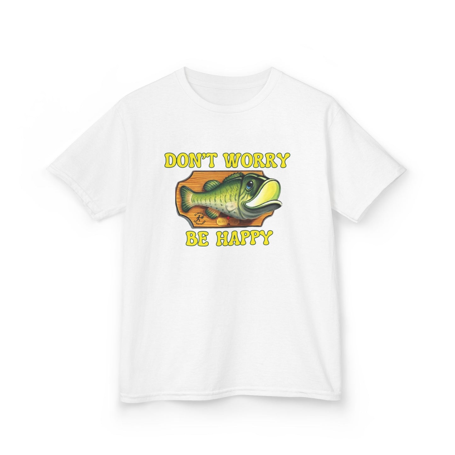 Don’t Worry, Be Happy Kids Tee | Philippians 4:6-7 Scripture Shirt