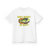 Don’t Worry, Be Happy Kids Tee | Philippians 4:6-7 Scripture Shirt