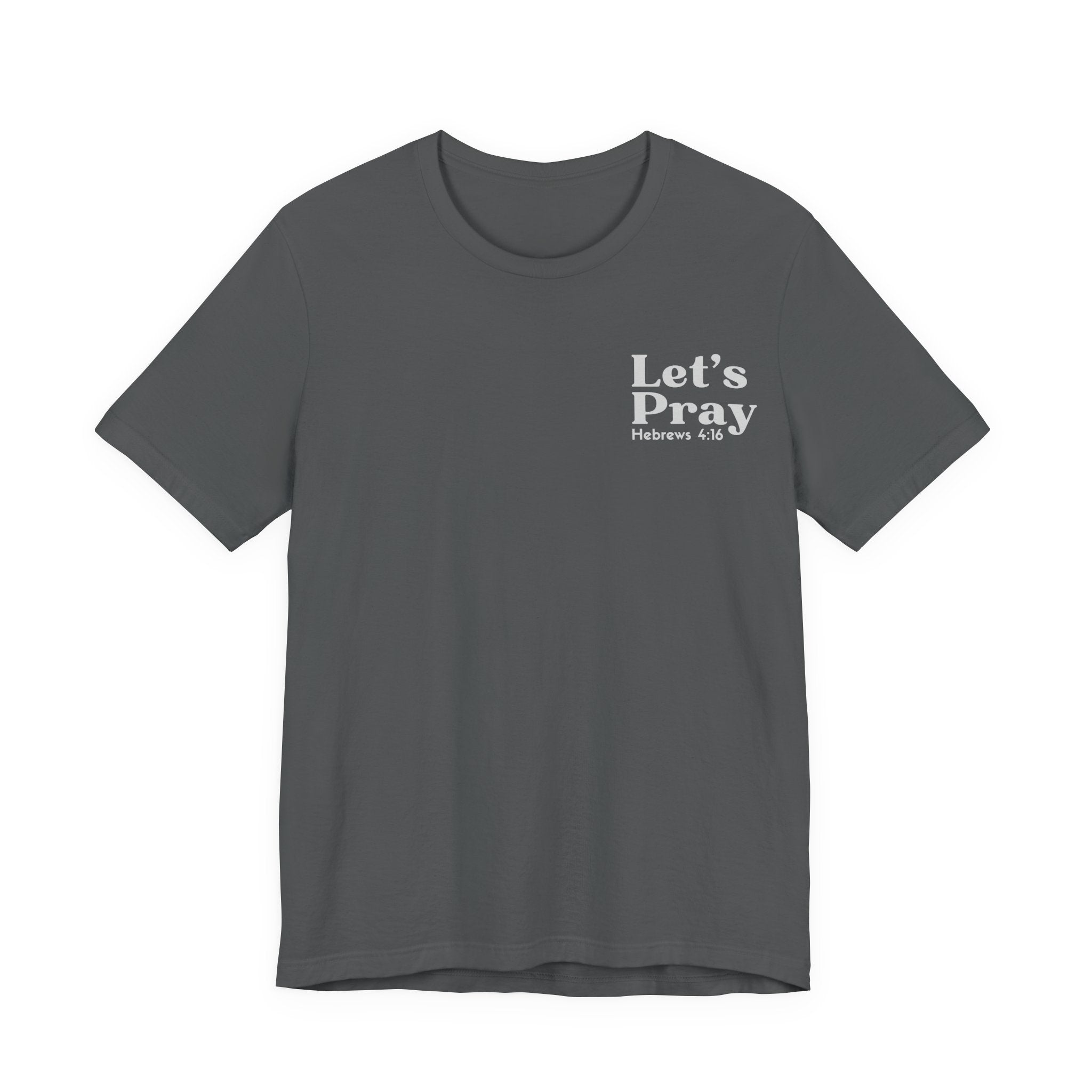 Need Prayer? Tap My Shoulder | Hebrews 4:16 Christian Outreach Jersey T-Shirt
