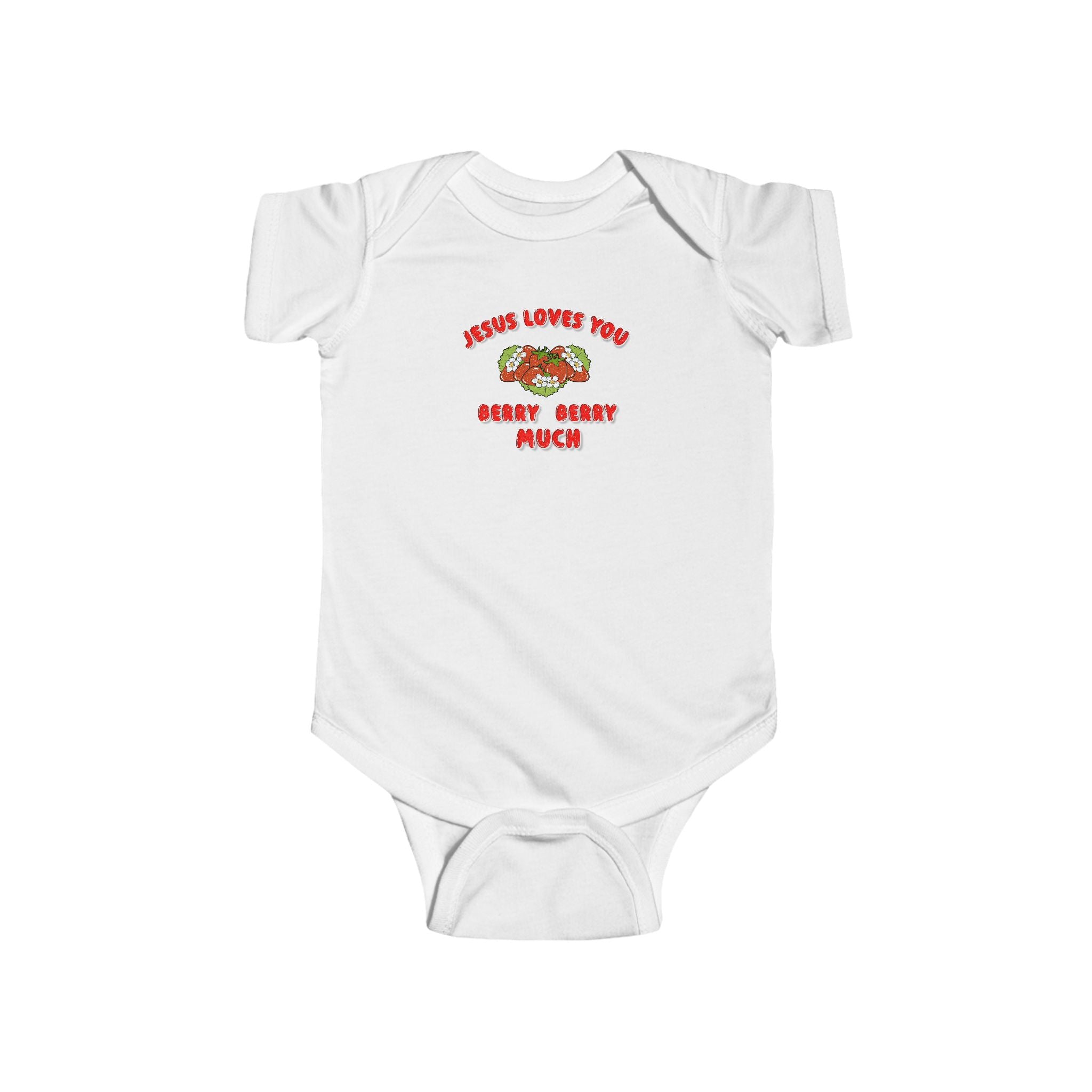 Jesus Loves You Infant Bodysuit — Christian Baby Onesie | Religious Baby Clothes | Cute Baby Shower Gift | Easter Outfit