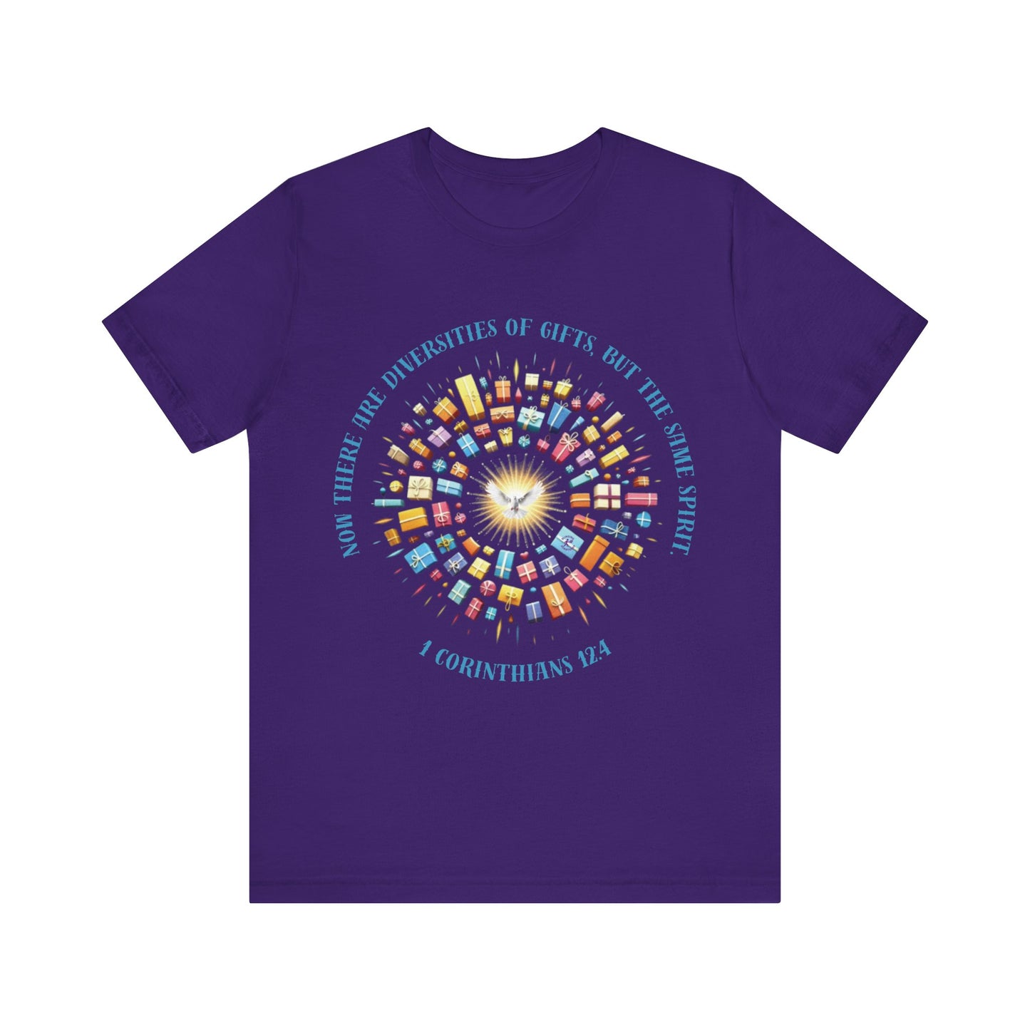 Diversity of Gifts — 1 Corinthians 12:4 | Unisex Jersey Short Sleeve Christian T-Shirt