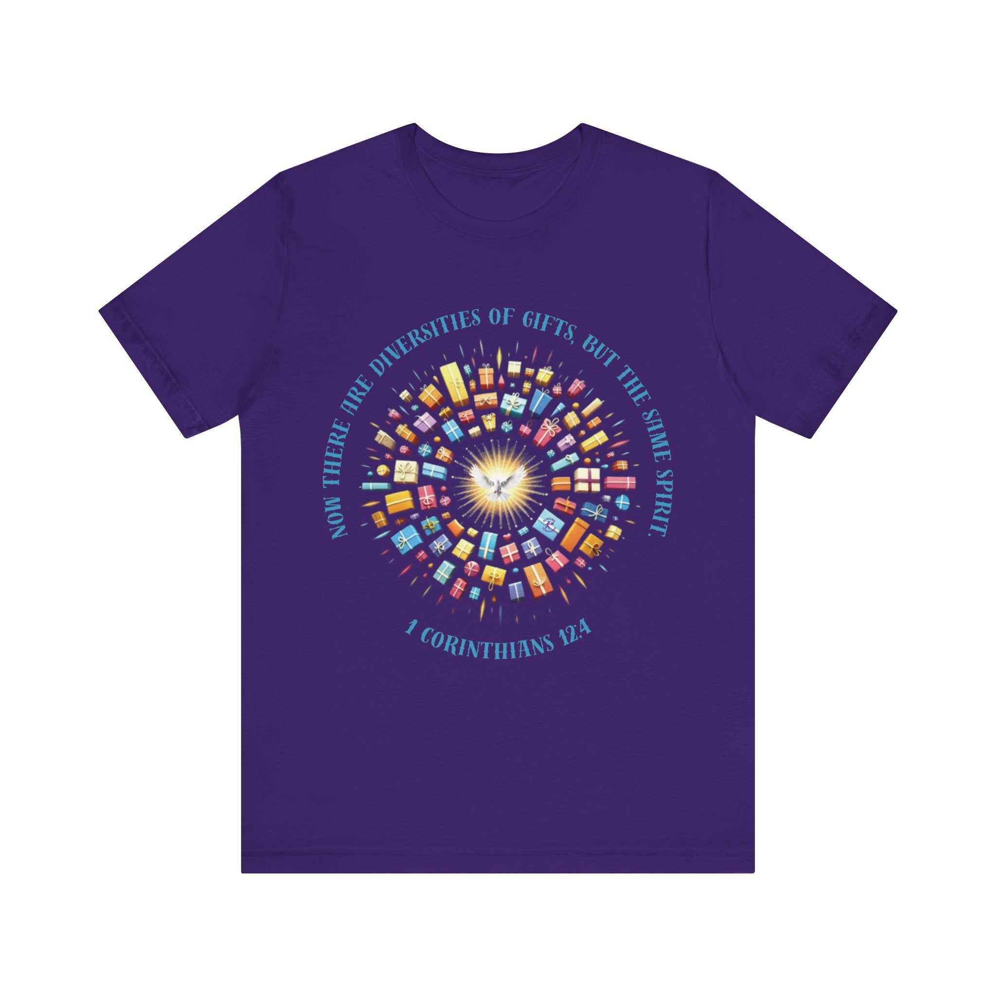 Diversity of Gifts — 1 Corinthians 12:4 | Unisex Jersey Short Sleeve Christian T-Shirt