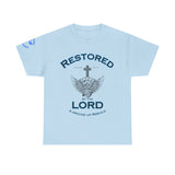 Restored by the Lord Tee | 2 Corinthians 5:17 Scripture Shirt | Christian Rebuild T-Shirt | Unisex Heavy Cotton Tee