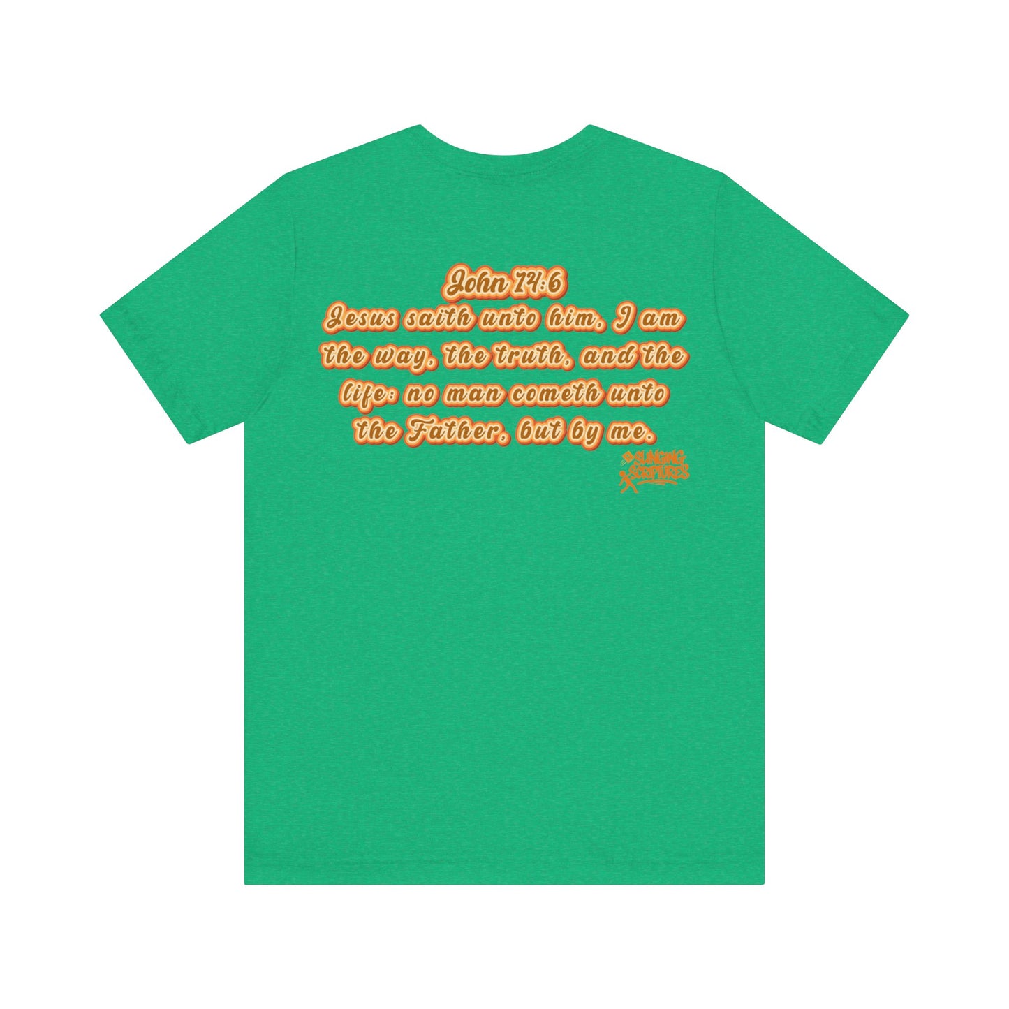 BRB — Jesus Retro Script | John 14:6 Unisex Jersey Short Sleeve Christian T-Shirt