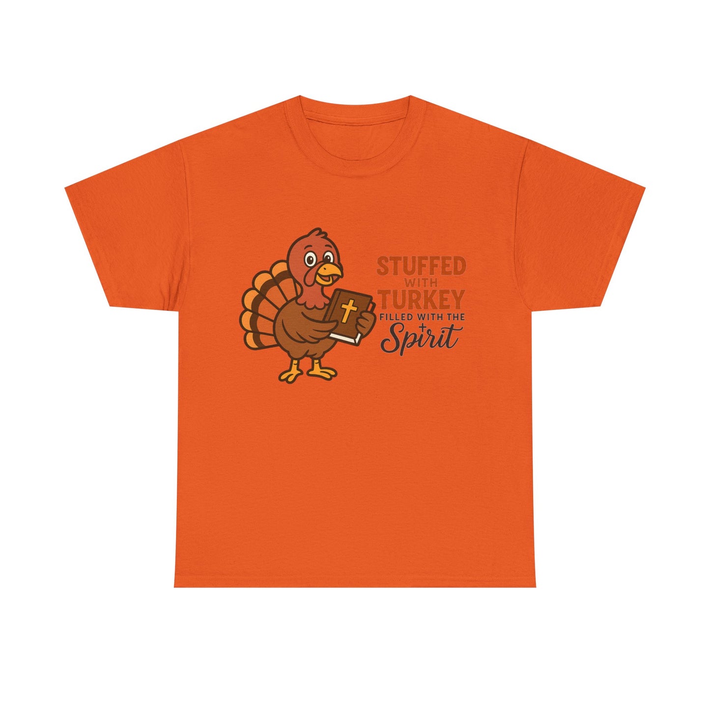 Stuffed with the Spirit — Christian Thanksgiving Tee | Unisex Heavy Cotton