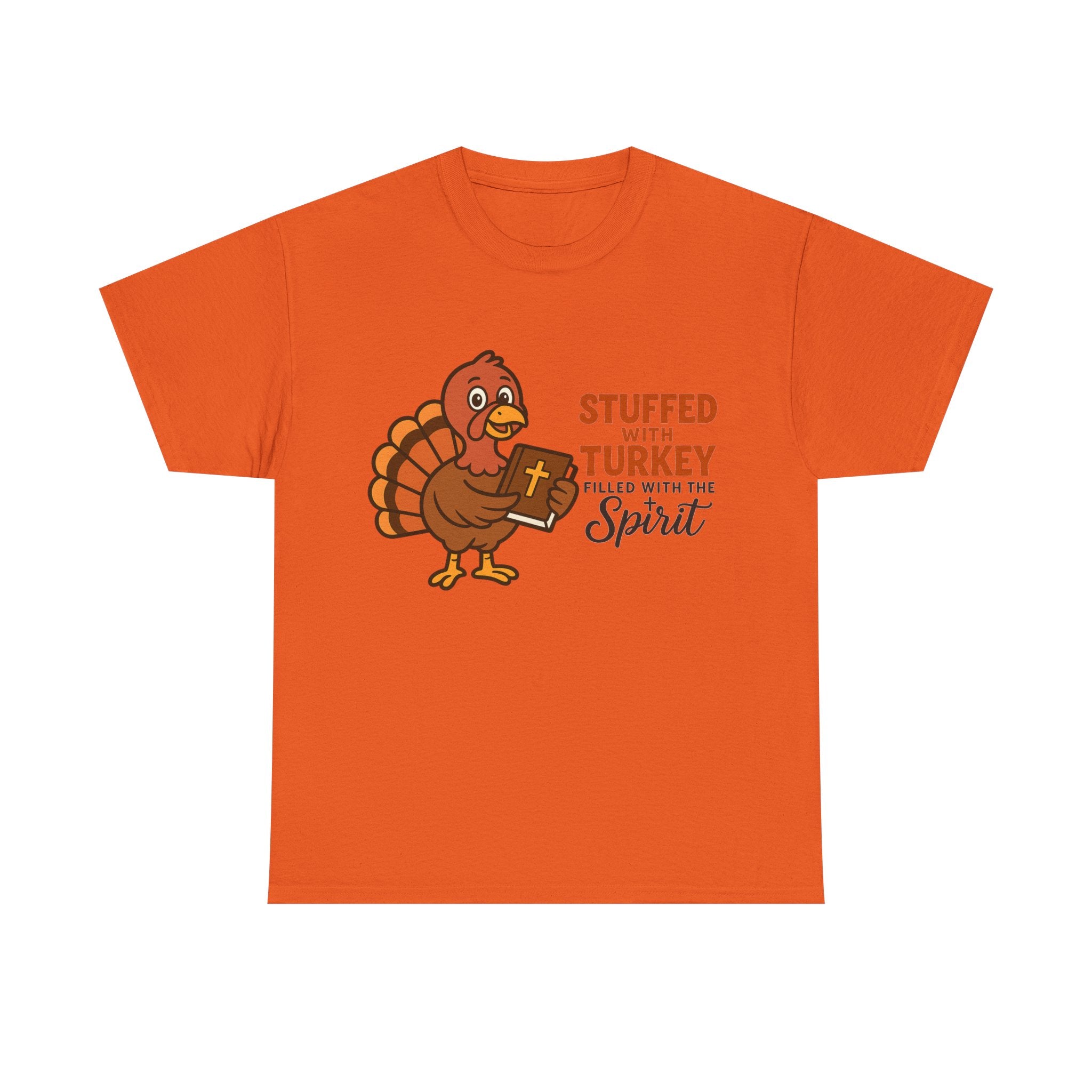 Stuffed with the Spirit — Christian Thanksgiving Tee | Unisex Heavy Cotton