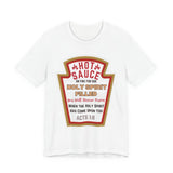 Holy Spirit Hot Sauce Tee | Acts 1:8 Scripture Shirt | Christian Faith Apparel | Unisex Inspirational T-Shirt